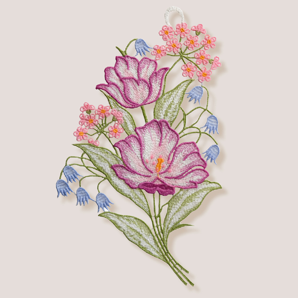 Fensterbild "Frühlingsblumen"
